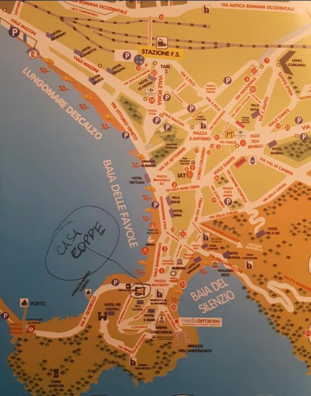 Casa Coppe… Affacciato Sulla Baia Delle Favole Lägenhet Sestri Levante Exteriör bild